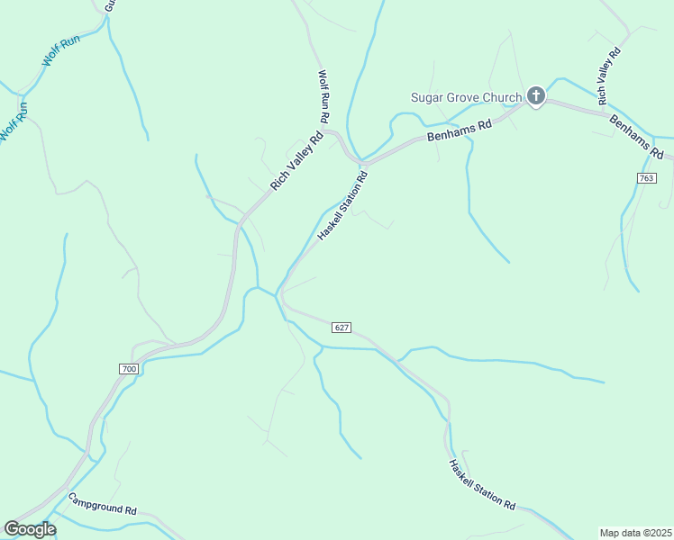 map of restaurants, bars, coffee shops, grocery stores, and more near 19027 Haskell Station Road in Bristol