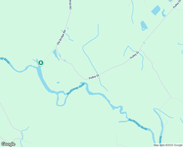 map of restaurants, bars, coffee shops, grocery stores, and more near 28054 Pulley Drive in Courtland