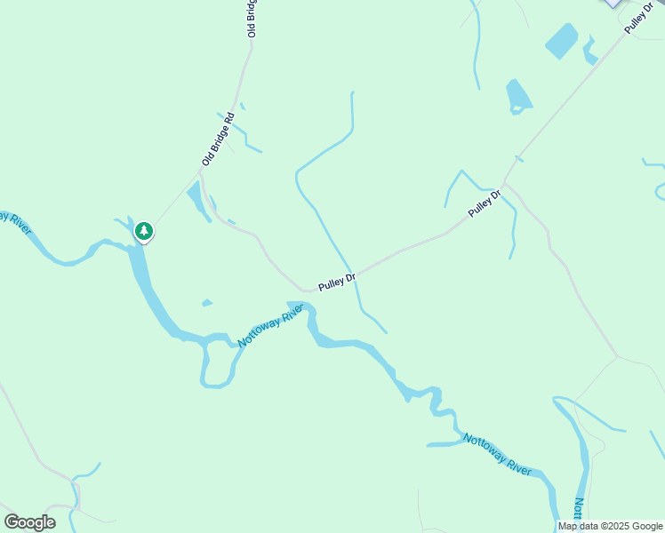 map of restaurants, bars, coffee shops, grocery stores, and more near 28054 Pulley Drive in Courtland