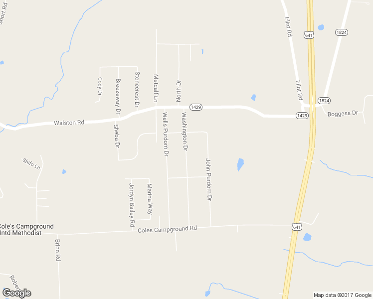 map of restaurants, bars, coffee shops, grocery stores, and more near 370 Washington Drive in Almo