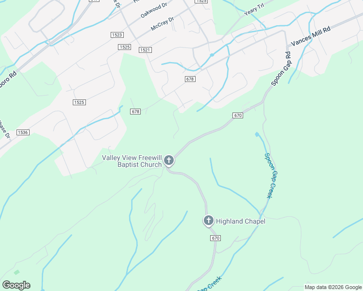 map of restaurants, bars, coffee shops, grocery stores, and more near 19194-19398 Spoon Gap Road in Abingdon