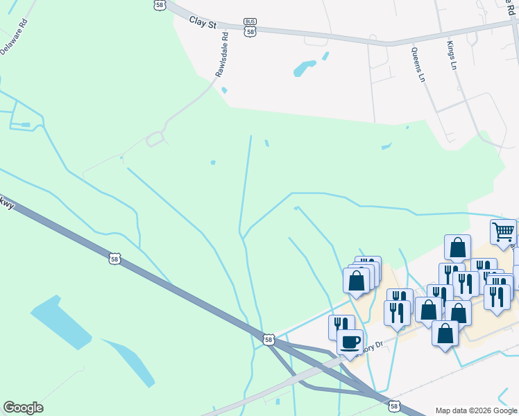 map of restaurants, bars, coffee shops, grocery stores, and more near in Franklin