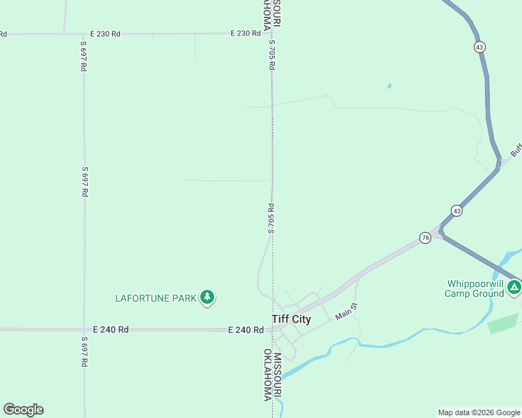 map of restaurants, bars, coffee shops, grocery stores, and more near 23551 South 705 Road in Wyandotte