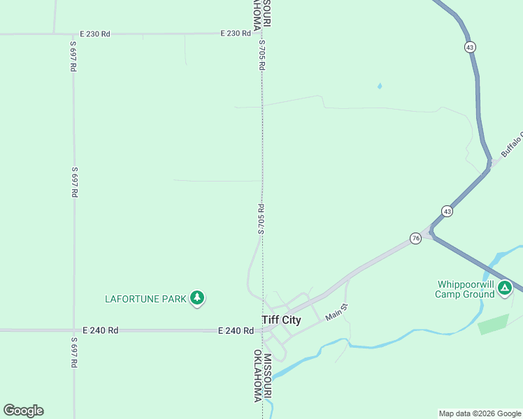 map of restaurants, bars, coffee shops, grocery stores, and more near 23551 South 705 Road in Wyandotte