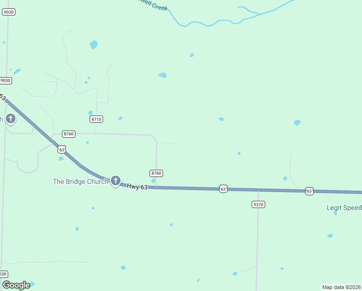 map of restaurants, bars, coffee shops, grocery stores, and more near 7613 County Road 8760 in West Plains