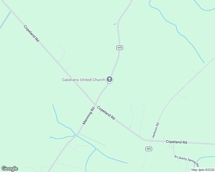 map of restaurants, bars, coffee shops, grocery stores, and more near 2276 Manning Road in Suffolk