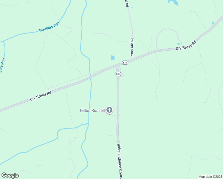 map of restaurants, bars, coffee shops, grocery stores, and more near 4318 Independence Church Road in Emporia