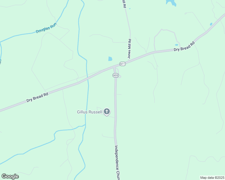 map of restaurants, bars, coffee shops, grocery stores, and more near 4318 Independence Church Road in Emporia