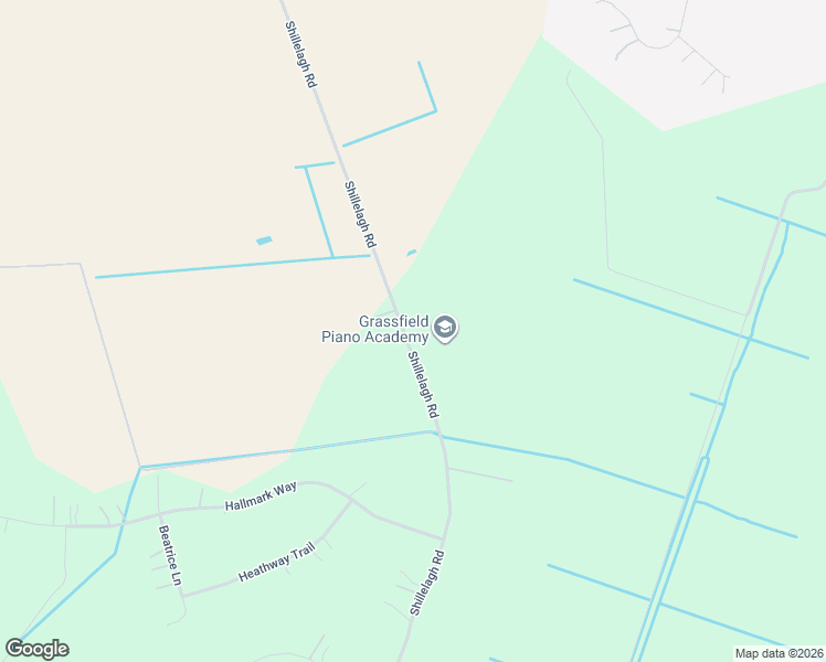 map of restaurants, bars, coffee shops, grocery stores, and more near 1597 Shillelagh Road in Chesapeake