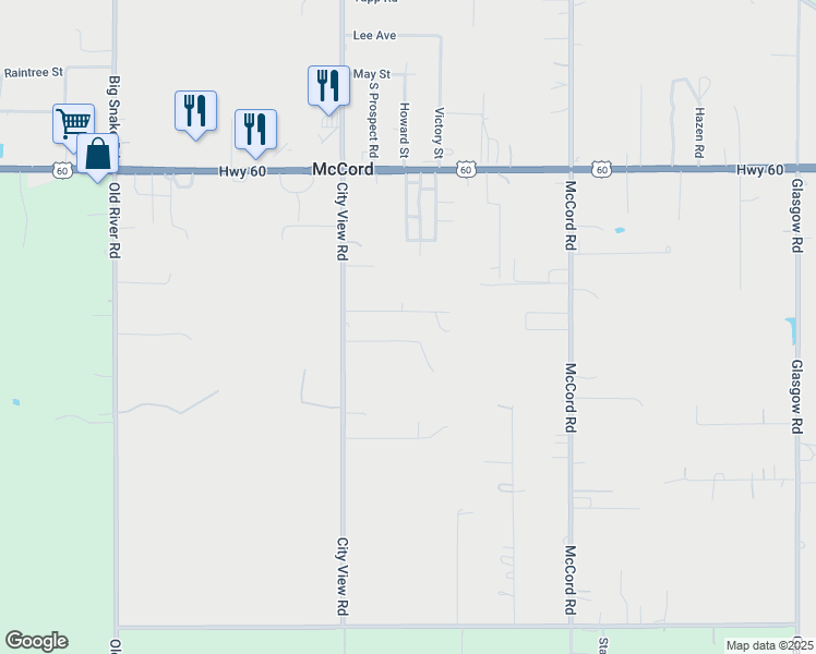 map of restaurants, bars, coffee shops, grocery stores, and more near 110 Park Place in Ponca City