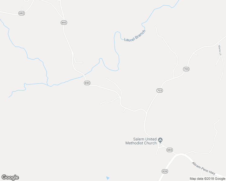 map of restaurants, bars, coffee shops, grocery stores, and more near Salem Church Road in Patrick Springs