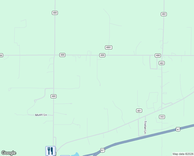 map of restaurants, bars, coffee shops, grocery stores, and more near 200 Merino Lane in Poplar Bluff