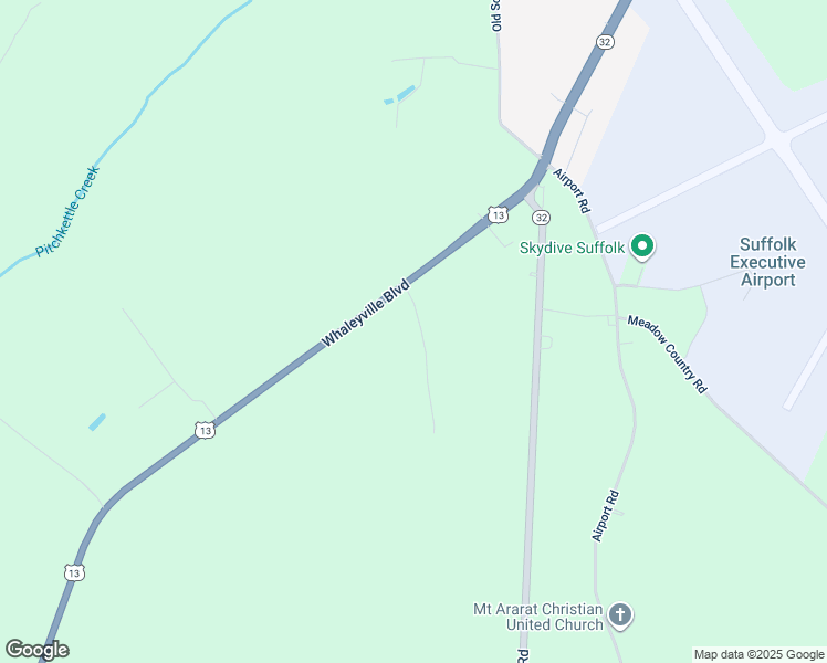 map of restaurants, bars, coffee shops, grocery stores, and more near 107 Rosewood Drive in Suffolk