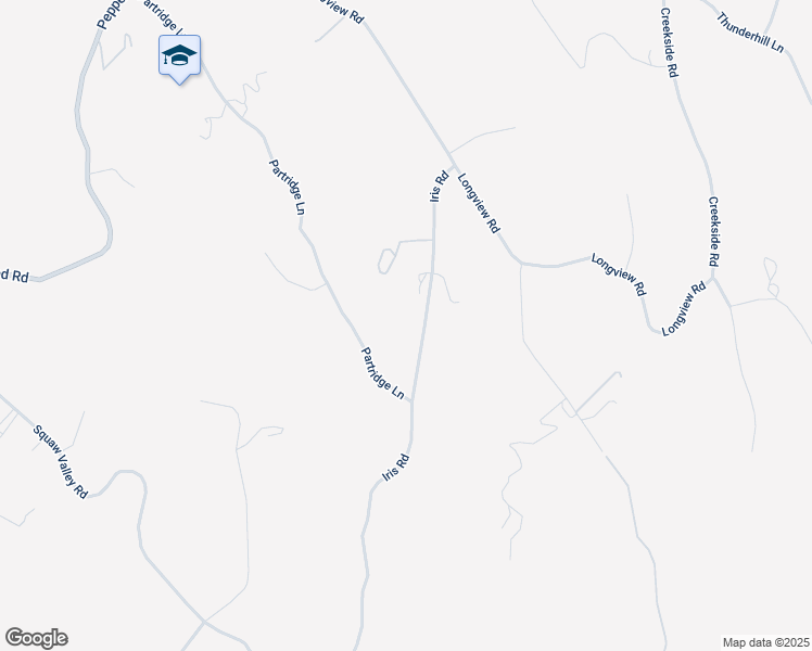 map of restaurants, bars, coffee shops, grocery stores, and more near 40516 Partridge Lane in Squaw Valley