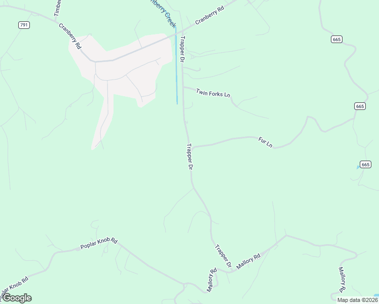 map of restaurants, bars, coffee shops, grocery stores, and more near Trapper Drive in Carroll County