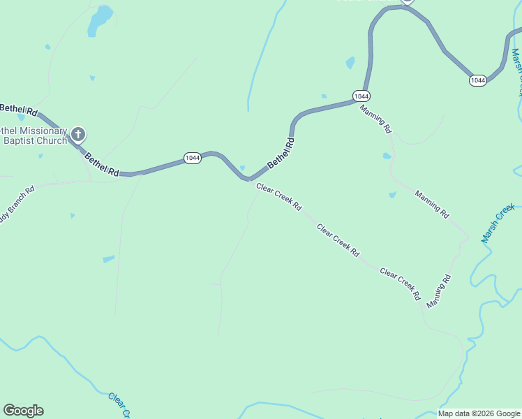 map of restaurants, bars, coffee shops, grocery stores, and more near Smith Road in Pine Knot