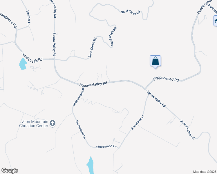 map of restaurants, bars, coffee shops, grocery stores, and more near 37847 Squaw Valley Road in Yokuts Valley