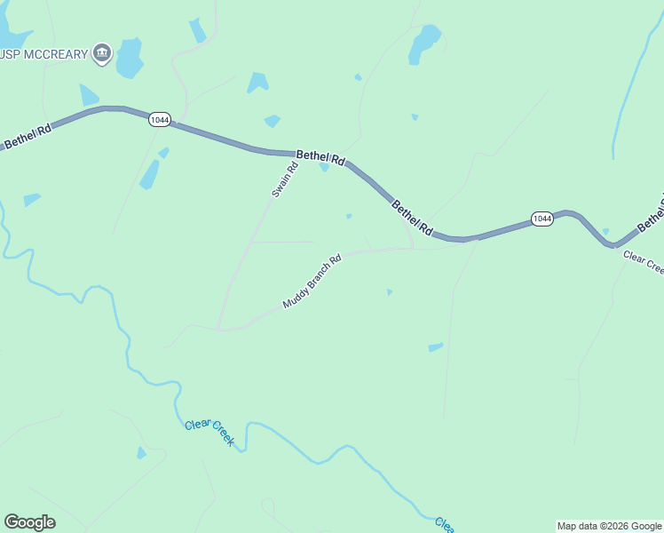 map of restaurants, bars, coffee shops, grocery stores, and more near Muddy Branch Road in Pine Knot