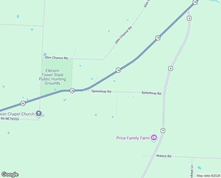 map of restaurants, bars, coffee shops, grocery stores, and more near County Road Northeast 7654 in Anderson