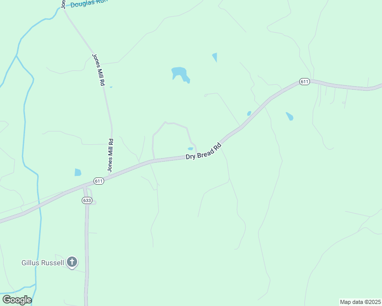 map of restaurants, bars, coffee shops, grocery stores, and more near 5569 Dry Bread Road in Emporia
