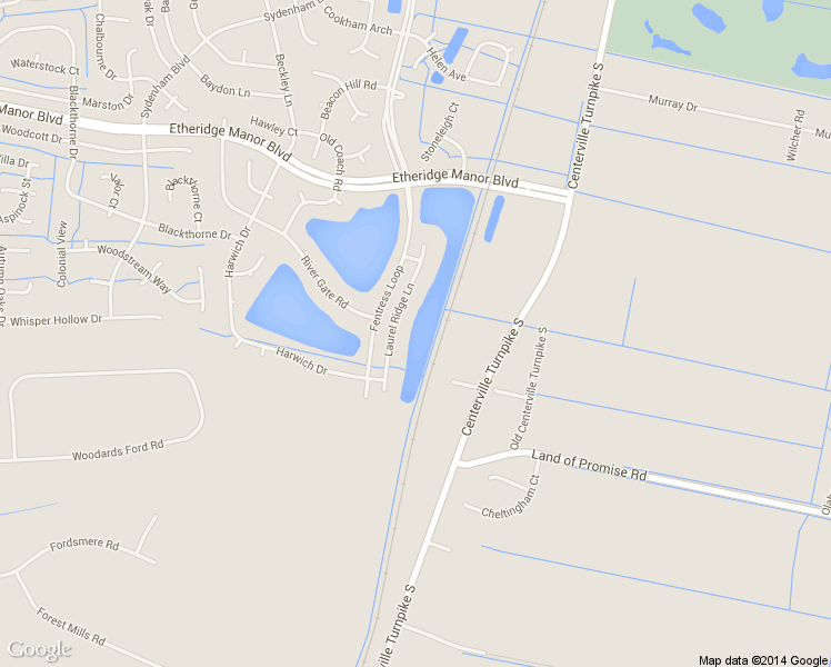 map of restaurants, bars, coffee shops, grocery stores, and more near 1323 Laurel Ridge Lane in Chesapeake