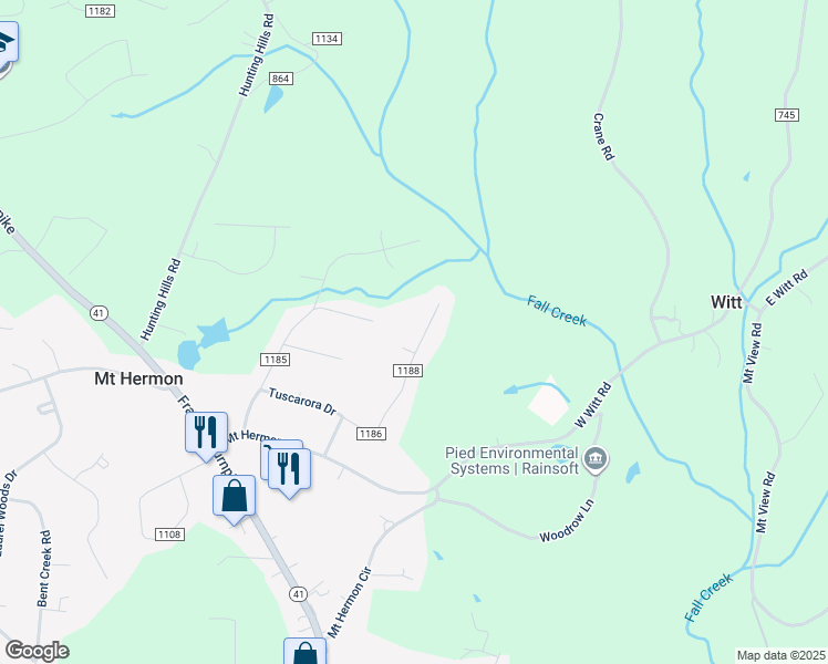 map of restaurants, bars, coffee shops, grocery stores, and more near 833 Corn Tassel Road in Danville