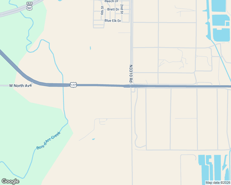 map of restaurants, bars, coffee shops, grocery stores, and more near 1890 U.S. 60 in Ponca City