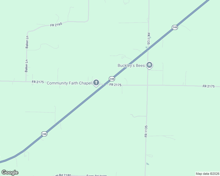 map of restaurants, bars, coffee shops, grocery stores, and more near 13189 Farm Road 2175 in Cassville