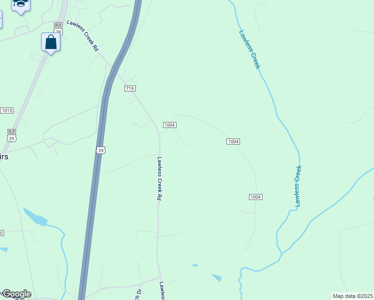 map of restaurants, bars, coffee shops, grocery stores, and more near 114 Kadesh Court in Blairs