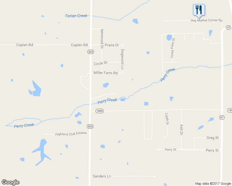 map of restaurants, bars, coffee shops, grocery stores, and more near 199 Southern Heights in Mayfield