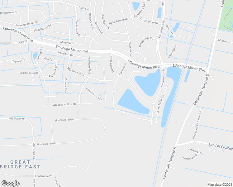 map of restaurants, bars, coffee shops, grocery stores, and more near 1100 Hillston Court in Chesapeake