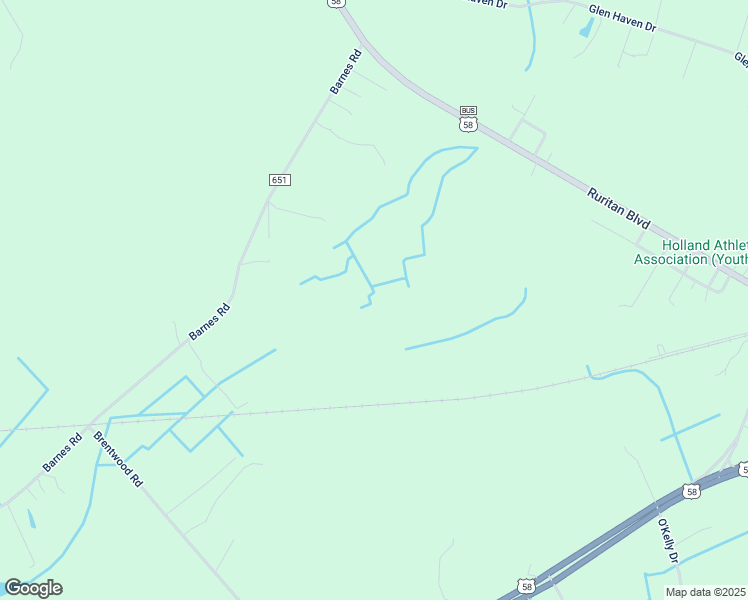 map of restaurants, bars, coffee shops, grocery stores, and more near 456 Barnes Road in Suffolk