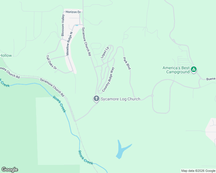 map of restaurants, bars, coffee shops, grocery stores, and more near 176 Country Ridge Way in Branson
