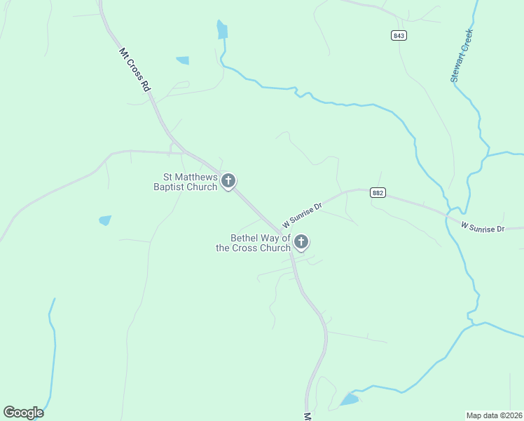 map of restaurants, bars, coffee shops, grocery stores, and more near 11740 Mount Cross Road in Dry Fork