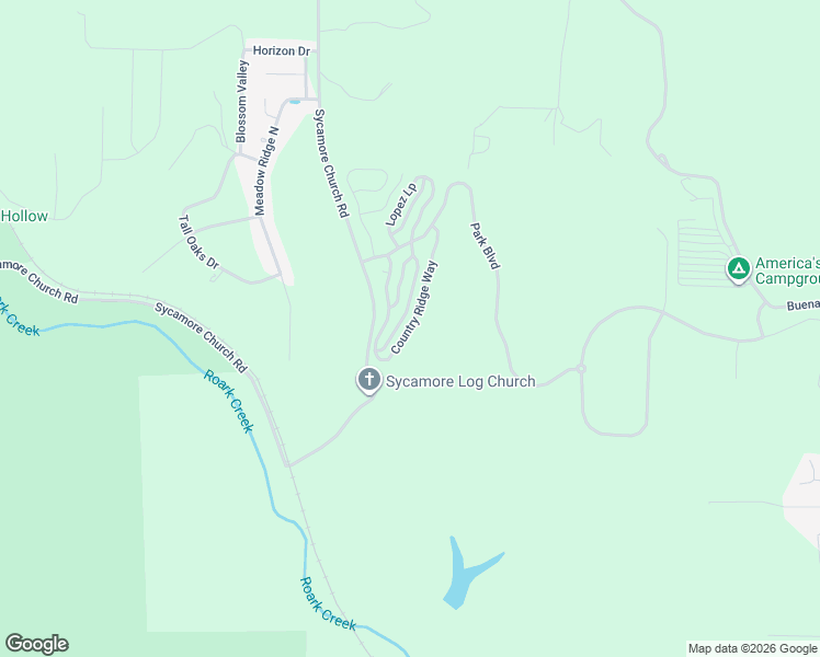 map of restaurants, bars, coffee shops, grocery stores, and more near 176 Country Ridge Way in Branson