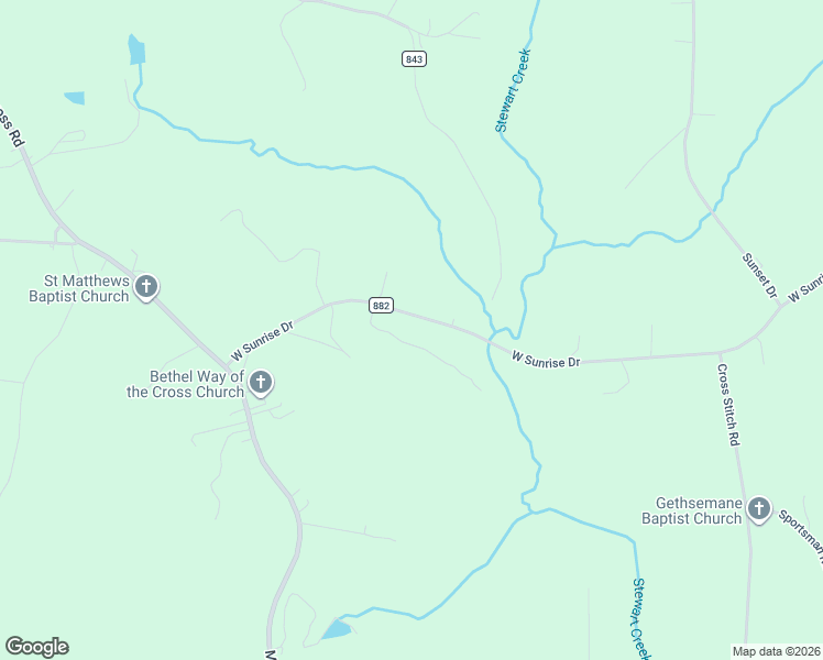 map of restaurants, bars, coffee shops, grocery stores, and more near 2880 West Sunrise Drive in Pittsylvania