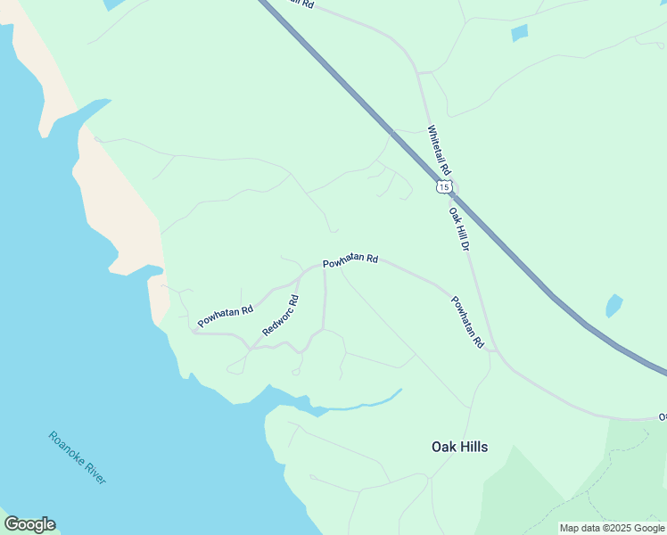 map of restaurants, bars, coffee shops, grocery stores, and more near 300-398 Powhatan Road in Clarksville