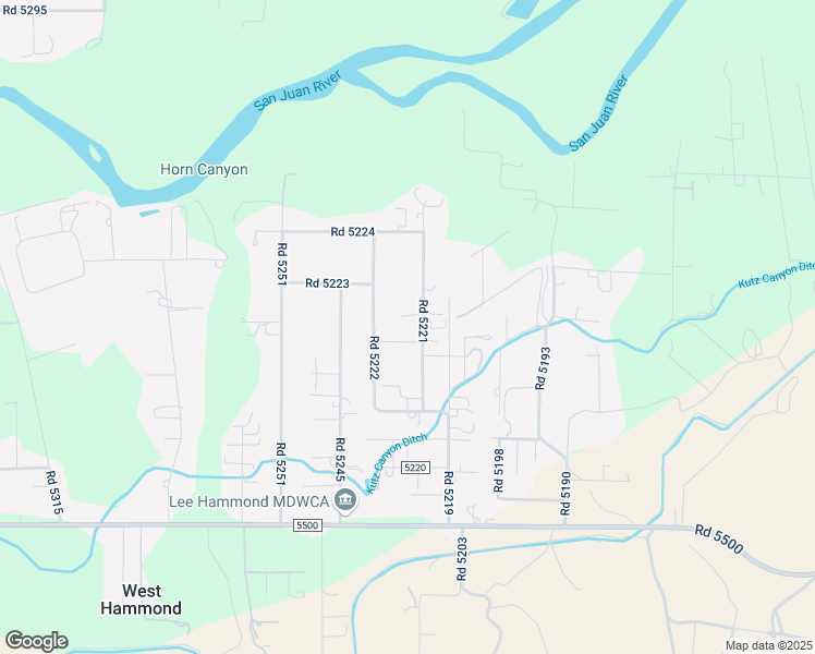 map of restaurants, bars, coffee shops, grocery stores, and more near 23 Road 5221 in Bloomfield