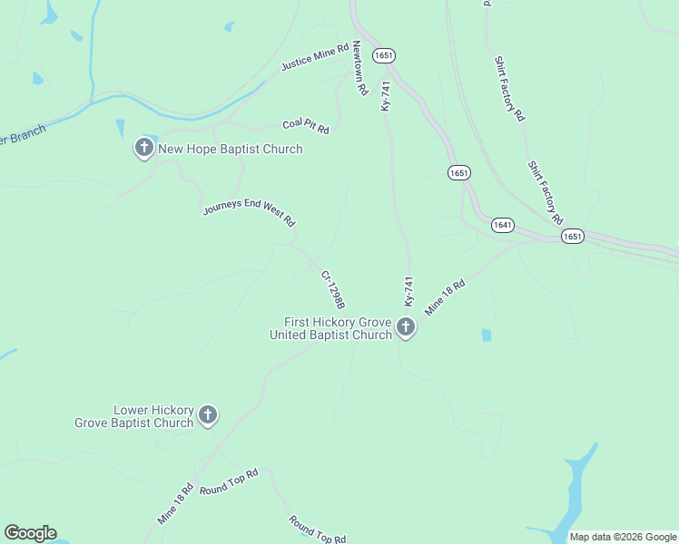 map of restaurants, bars, coffee shops, grocery stores, and more near Garland Road in Stearns