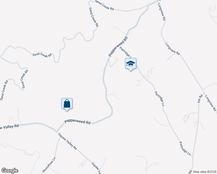 map of restaurants, bars, coffee shops, grocery stores, and more near 38938 Pepperweed Road in Squaw Valley