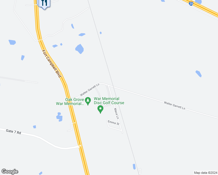 map of restaurants, bars, coffee shops, grocery stores, and more near 0 101 A Mace Lane in Oak Grove
