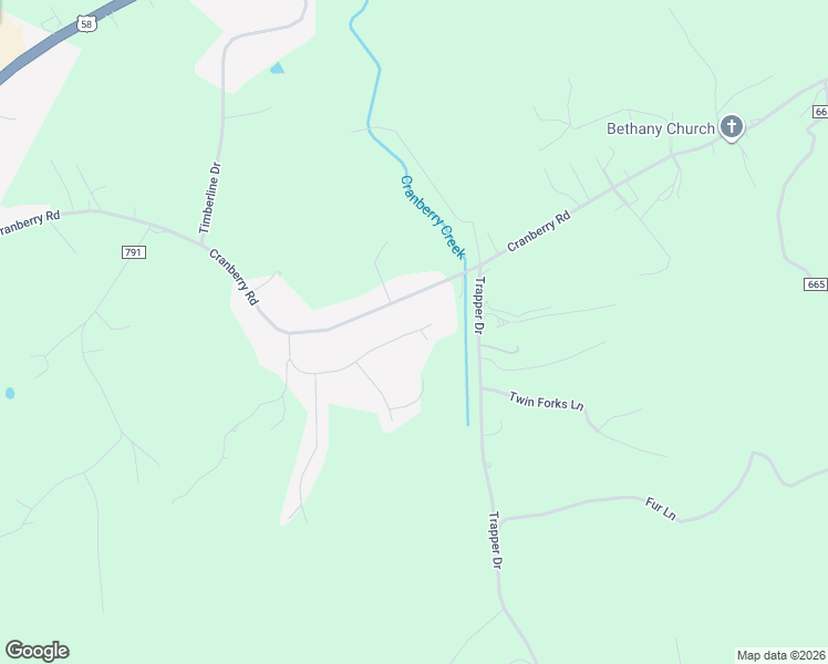 map of restaurants, bars, coffee shops, grocery stores, and more near 398 Quail Ridge Court in Galax