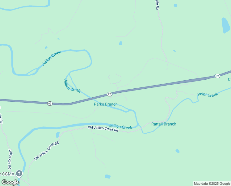 map of restaurants, bars, coffee shops, grocery stores, and more near 8035 Kentucky 92 in Williamsburg