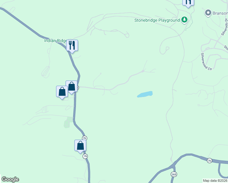 map of restaurants, bars, coffee shops, grocery stores, and more near 321 Notch Lane in Reeds Spring