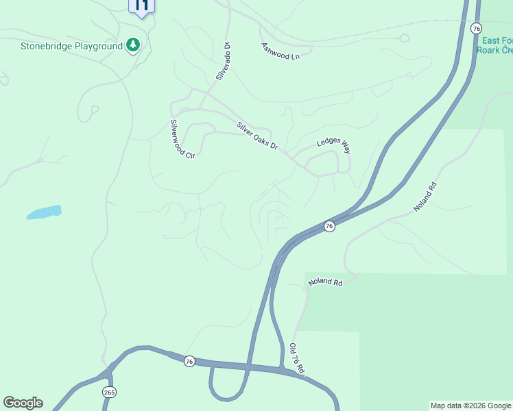 map of restaurants, bars, coffee shops, grocery stores, and more near 31 Birdie Lane in Branson West