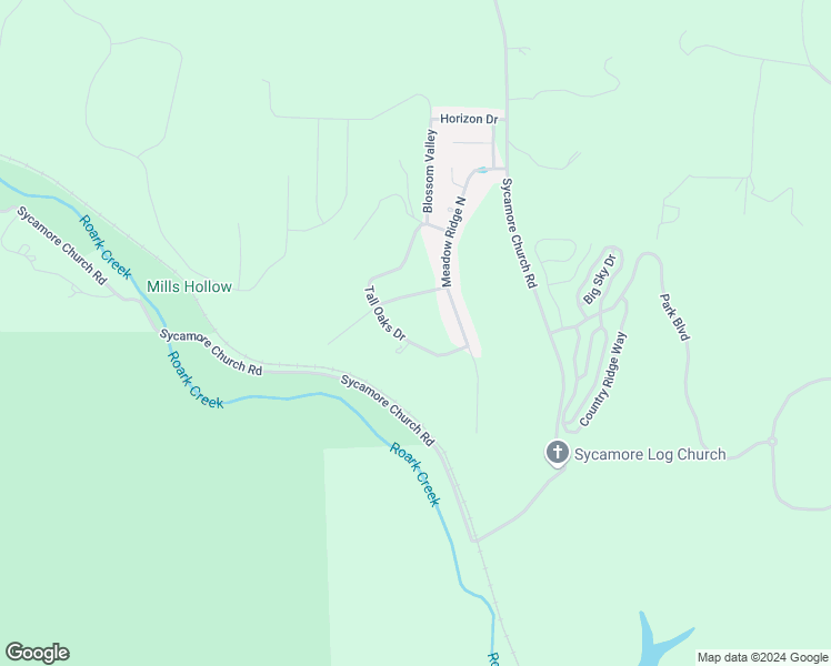 map of restaurants, bars, coffee shops, grocery stores, and more near 325 Tall Oaks Drive in Branson
