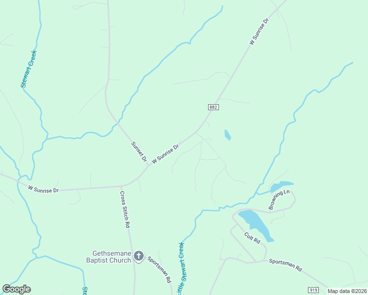 map of restaurants, bars, coffee shops, grocery stores, and more near 1741 West Sunrise Drive in Dry Fork