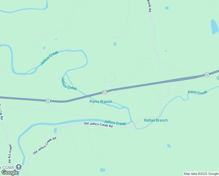 map of restaurants, bars, coffee shops, grocery stores, and more near 8035 Kentucky 92 in Williamsburg