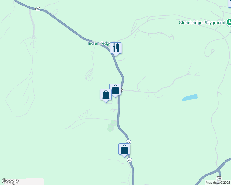 map of restaurants, bars, coffee shops, grocery stores, and more near 54 Notch Shopping Lane in Branson West