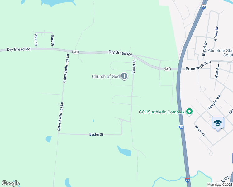map of restaurants, bars, coffee shops, grocery stores, and more near 133 Anderson Street in Emporia
